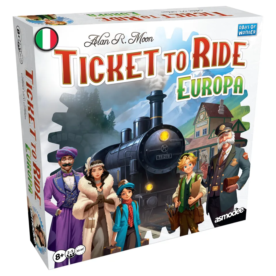 Asmodee Ticket to Ride Europa Nuova Gioco da Tavolo 2-5 Giocatori