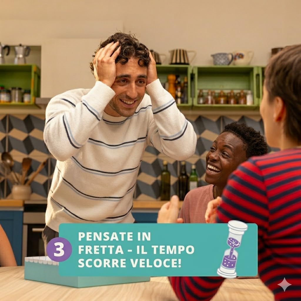 Asmodee Hint Go party game da viaggio squadre edizione italiana