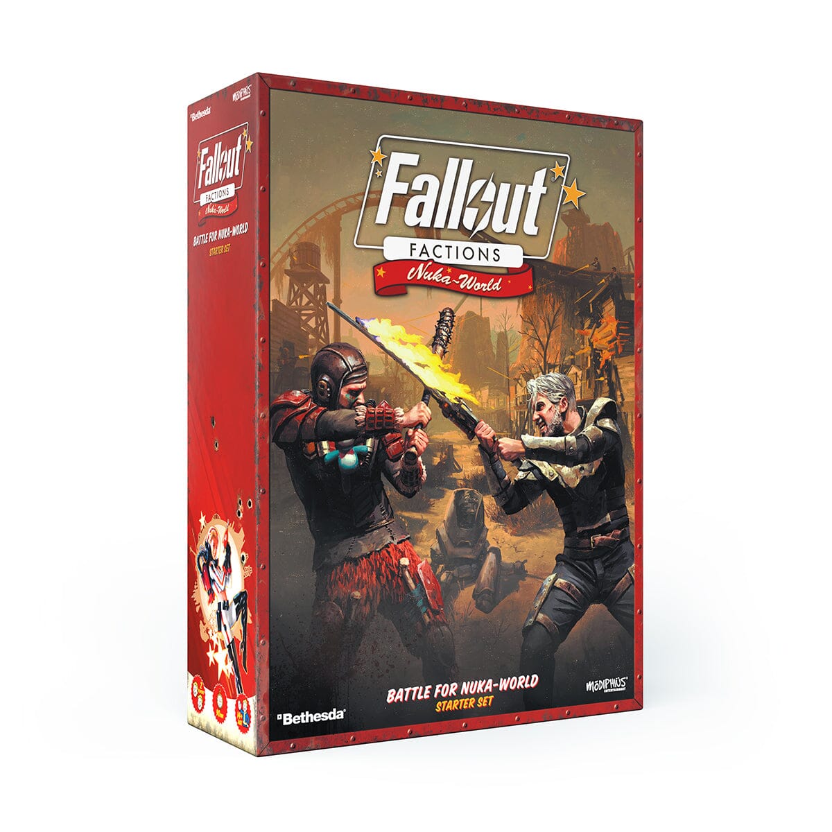Modiphius Fallout Factions Battle for Nuka-World set base miniature