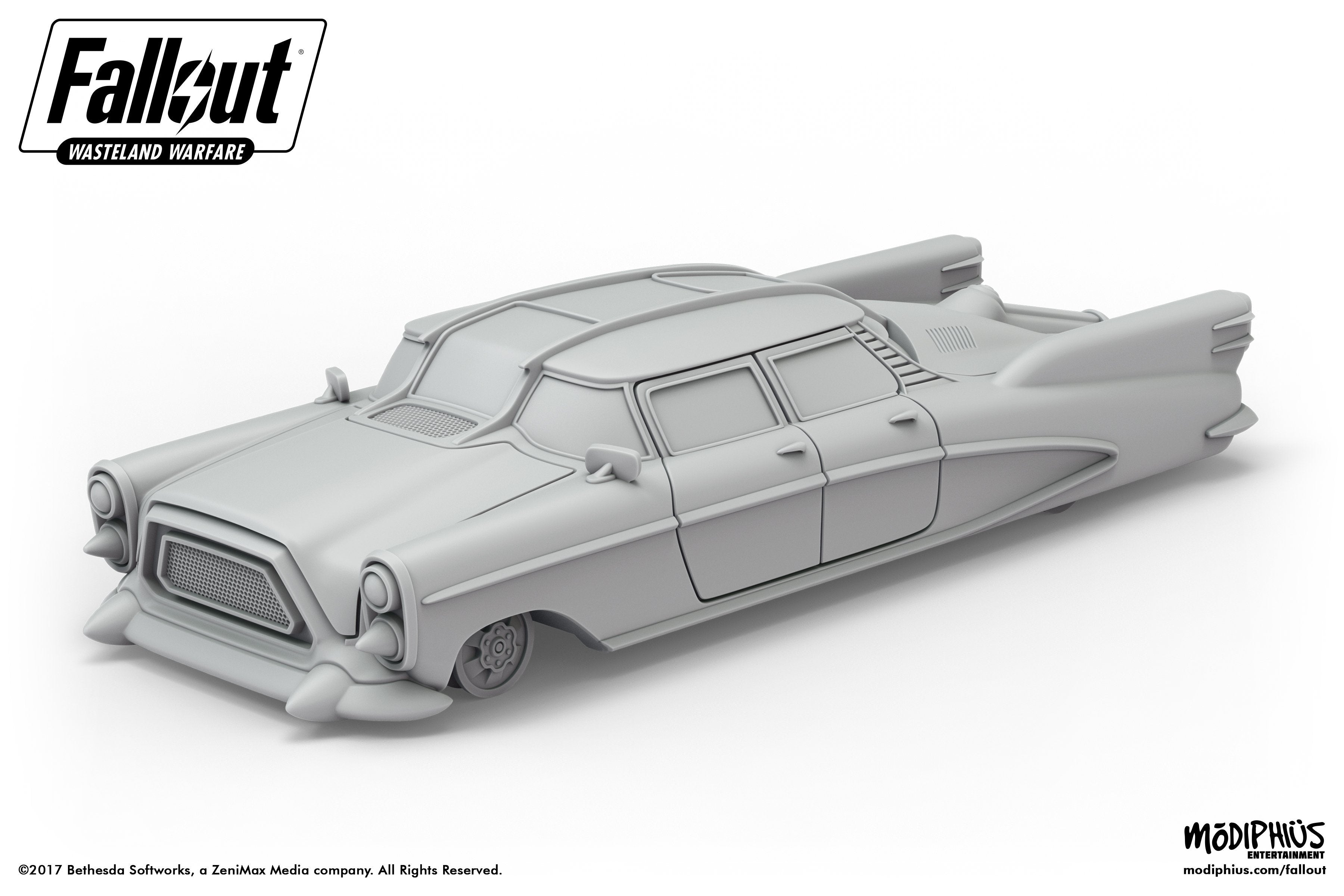 Modiphius Fallout: Wasteland Warfare Auto Corvega Atomic V8 STL