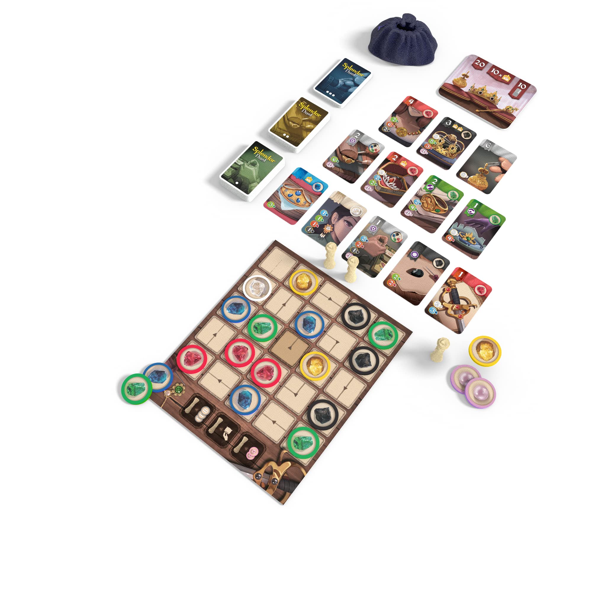 Asmodee Splendor Duel gioco da tavolo Gioco base per 2 giocatori