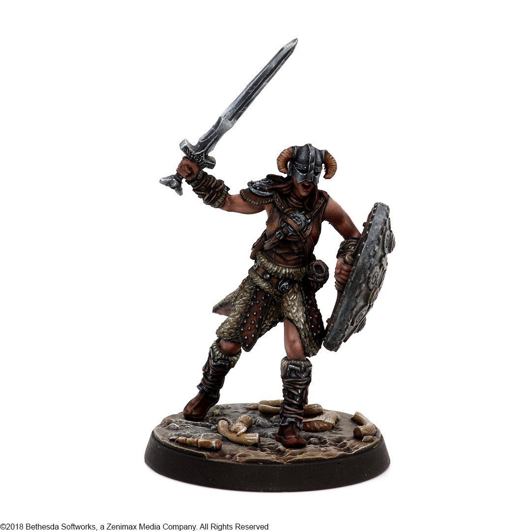 Modiphius Elder Scrolls Bleak Falls Barrow set miniature resina