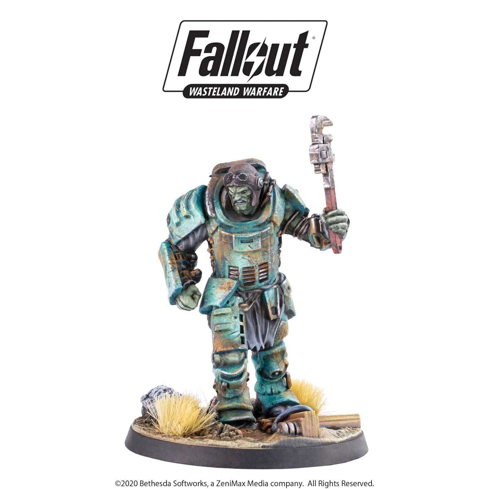 Modiphius Fallout Wasteland Warfare Skirmishers miniature Super Mutanti x3