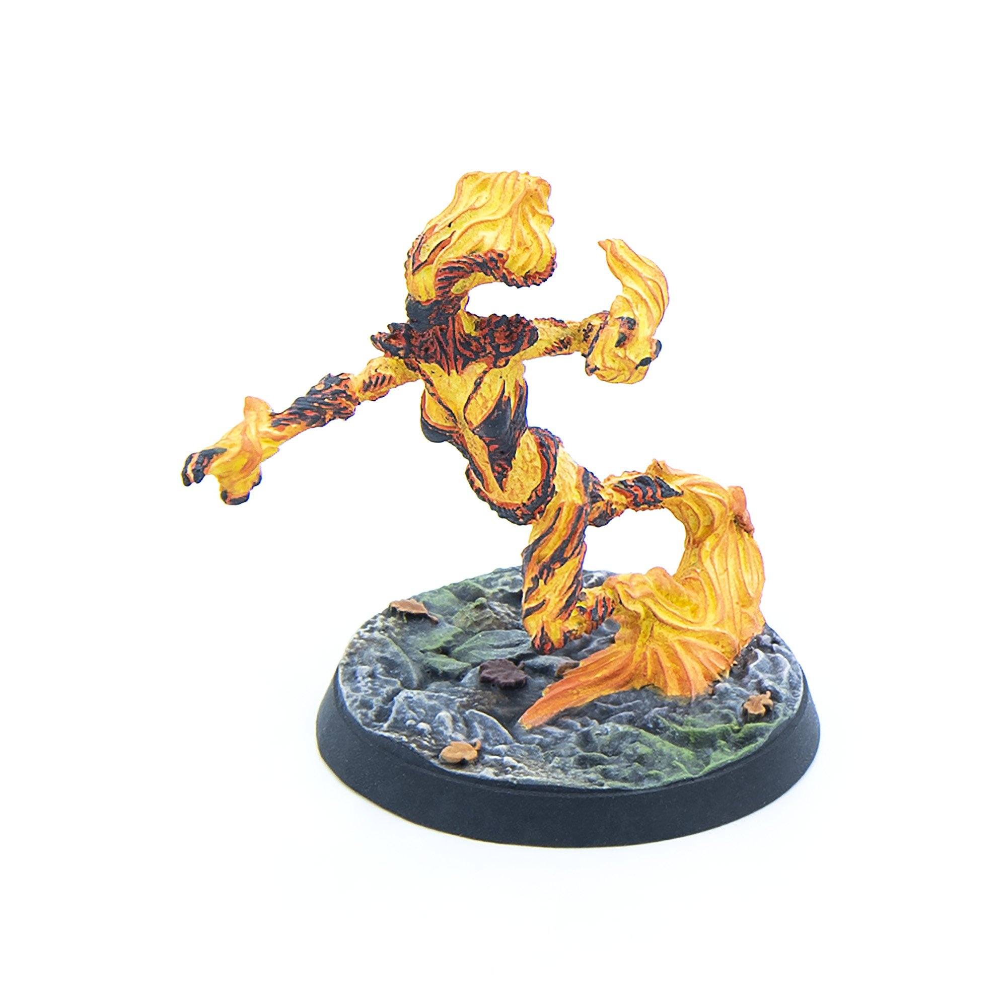 Modiphius Elder Scrolls Call to Arms Flame Atronachs miniature x3