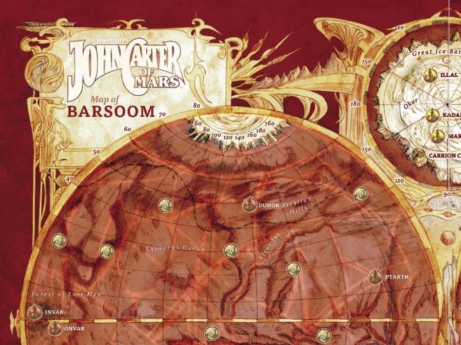 Modiphius John Carter of Mars manuale GDR PDF base 2d20