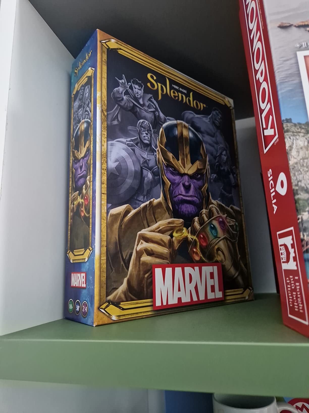 Asmodee Splendor Marvel gioco tavolo strategia supereroi