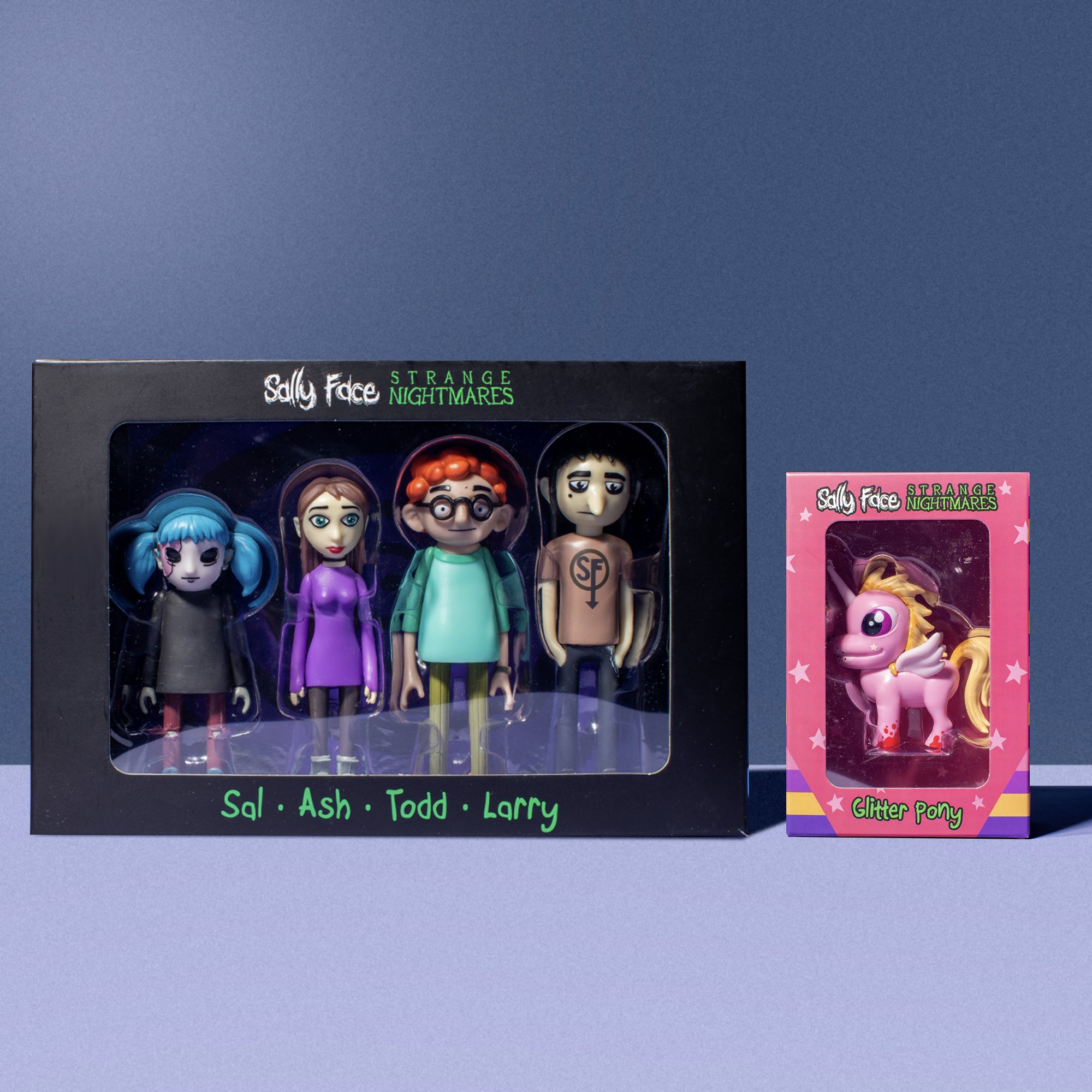 Maestro Media Collector Sally Face Figures Bundle 5 figure Sal set