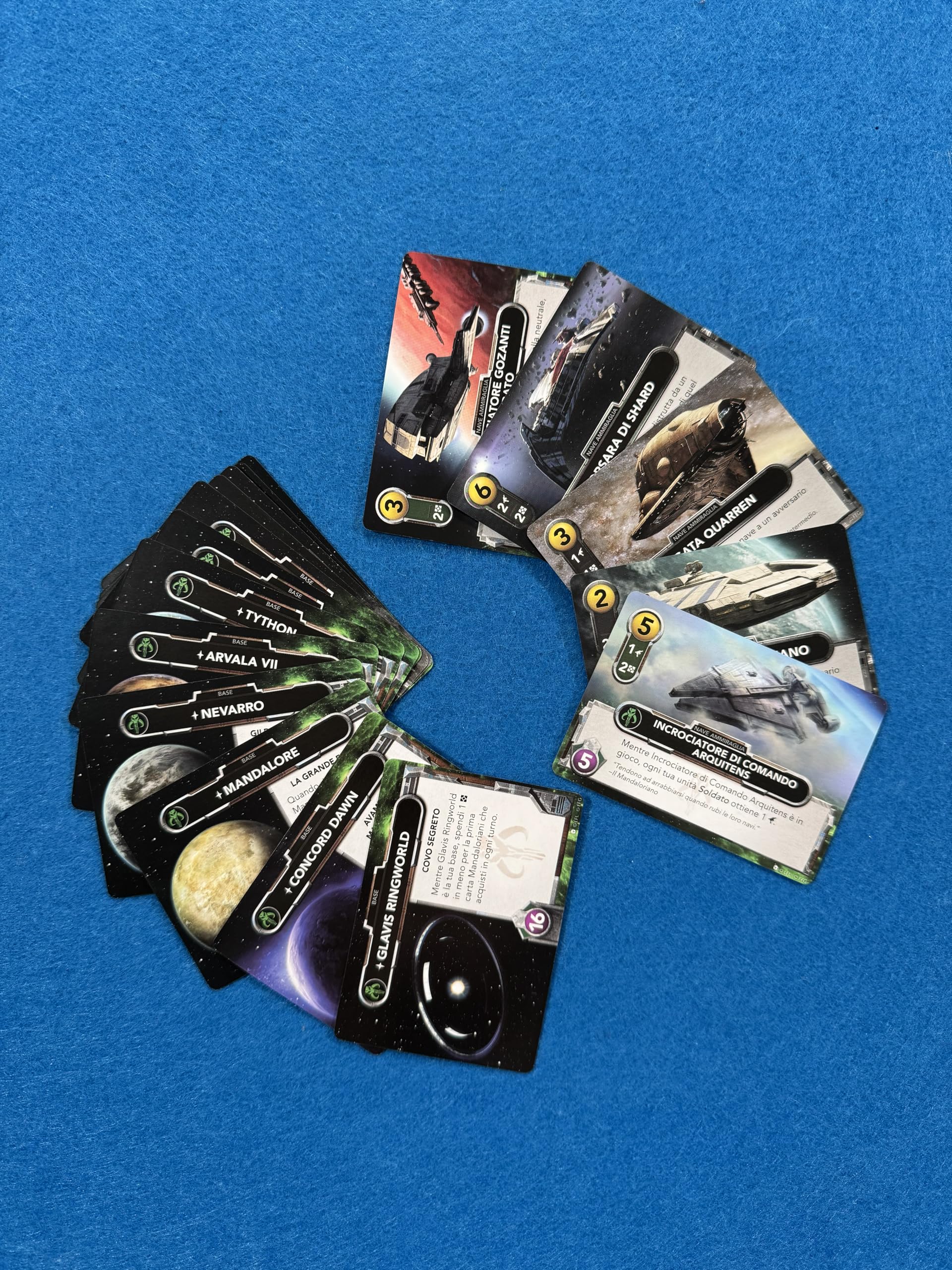 Asmodee Star Wars Deckbuilding Mandaloriani espansione carte 2-3