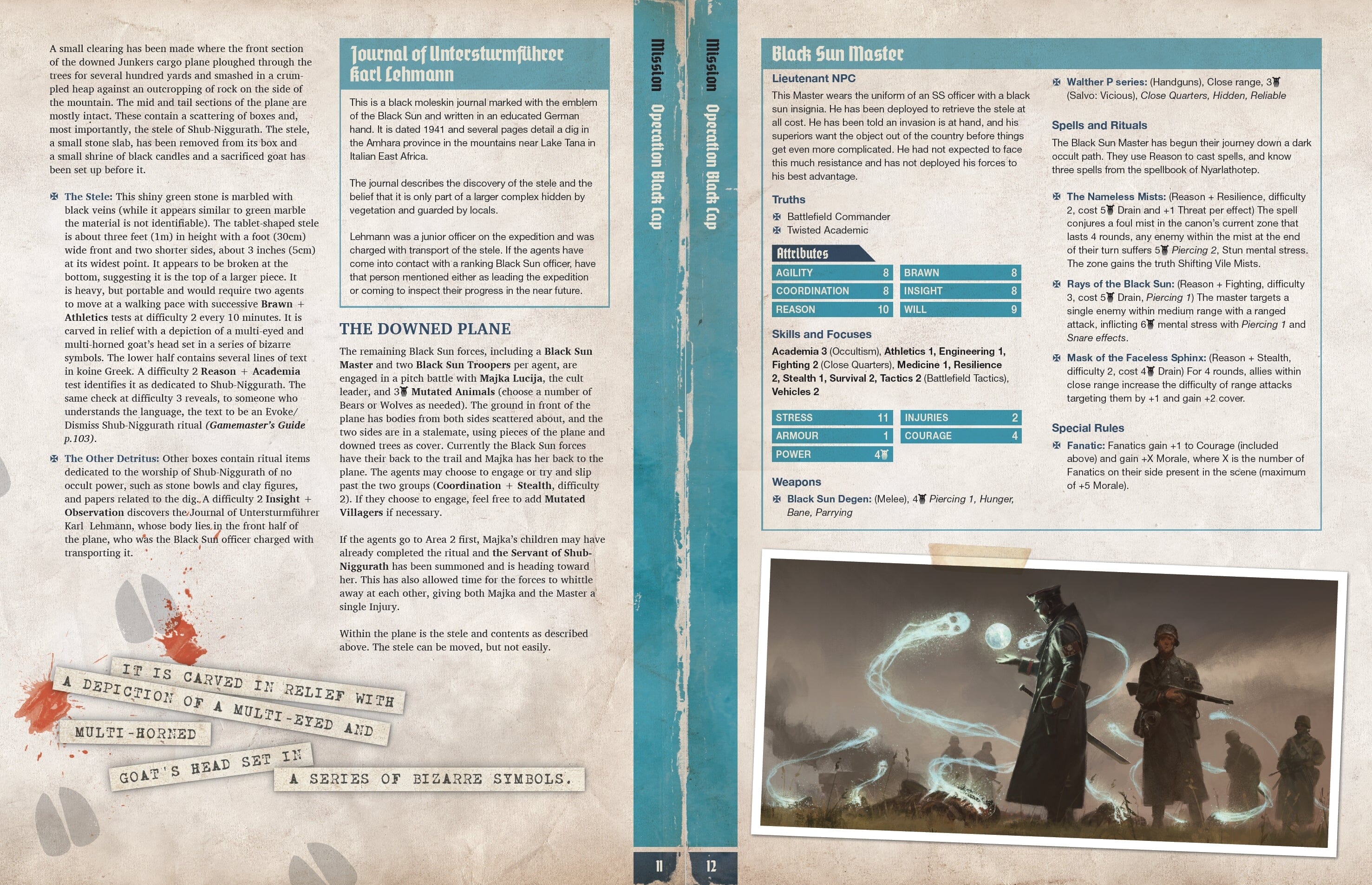 Achtung Cthulhu Operation Black Cap missione PDF 2d20