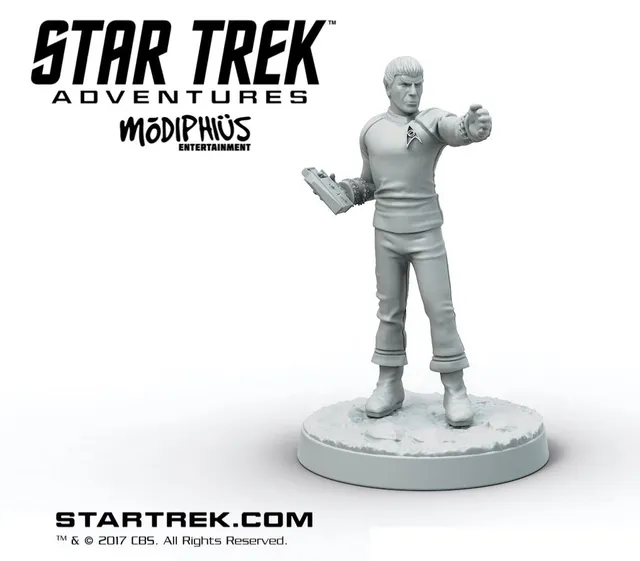 Modiphius Star Trek Adventures Spock file STL stampa 3D