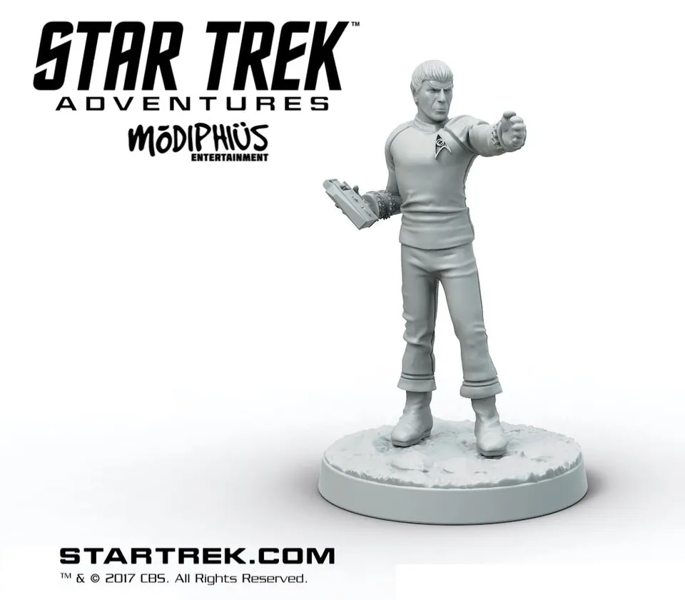 Modiphius Star Trek Adventures Spock file STL stampa 3D