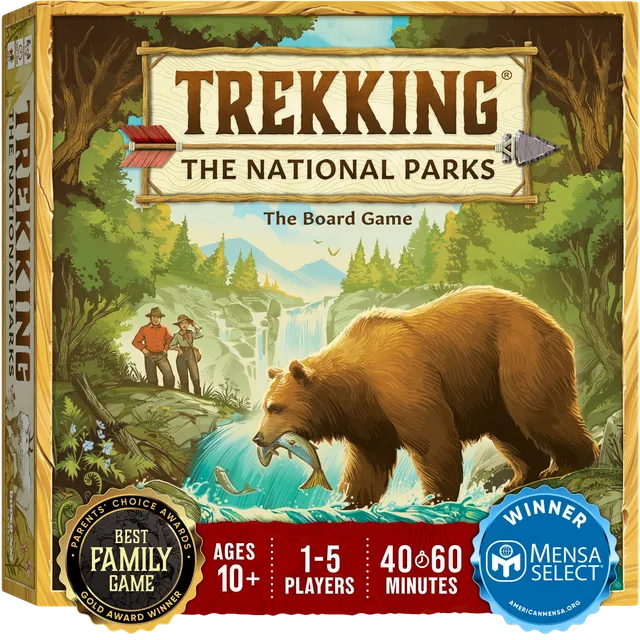 Underdog Games Trekking The National Parks gioco da tavolo terza edizione
