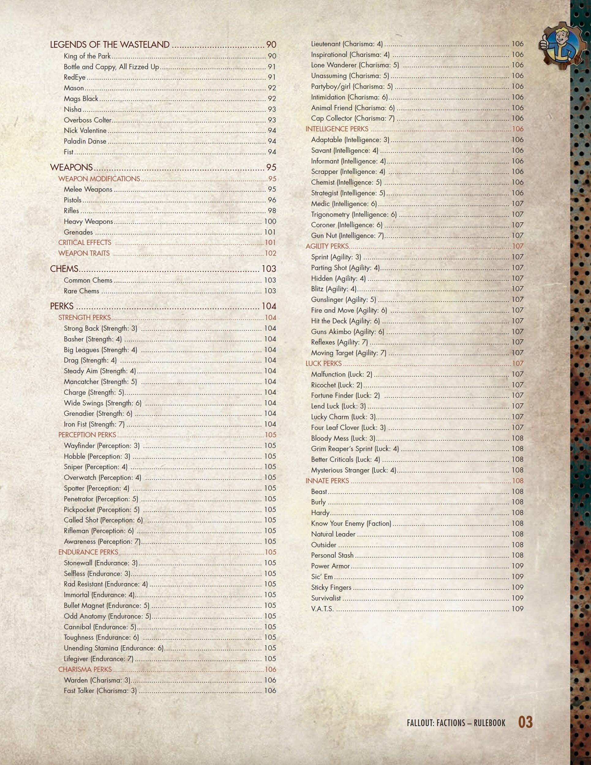 Modiphius Fallout Factions Core Rulebook PDF regolamento skirmish