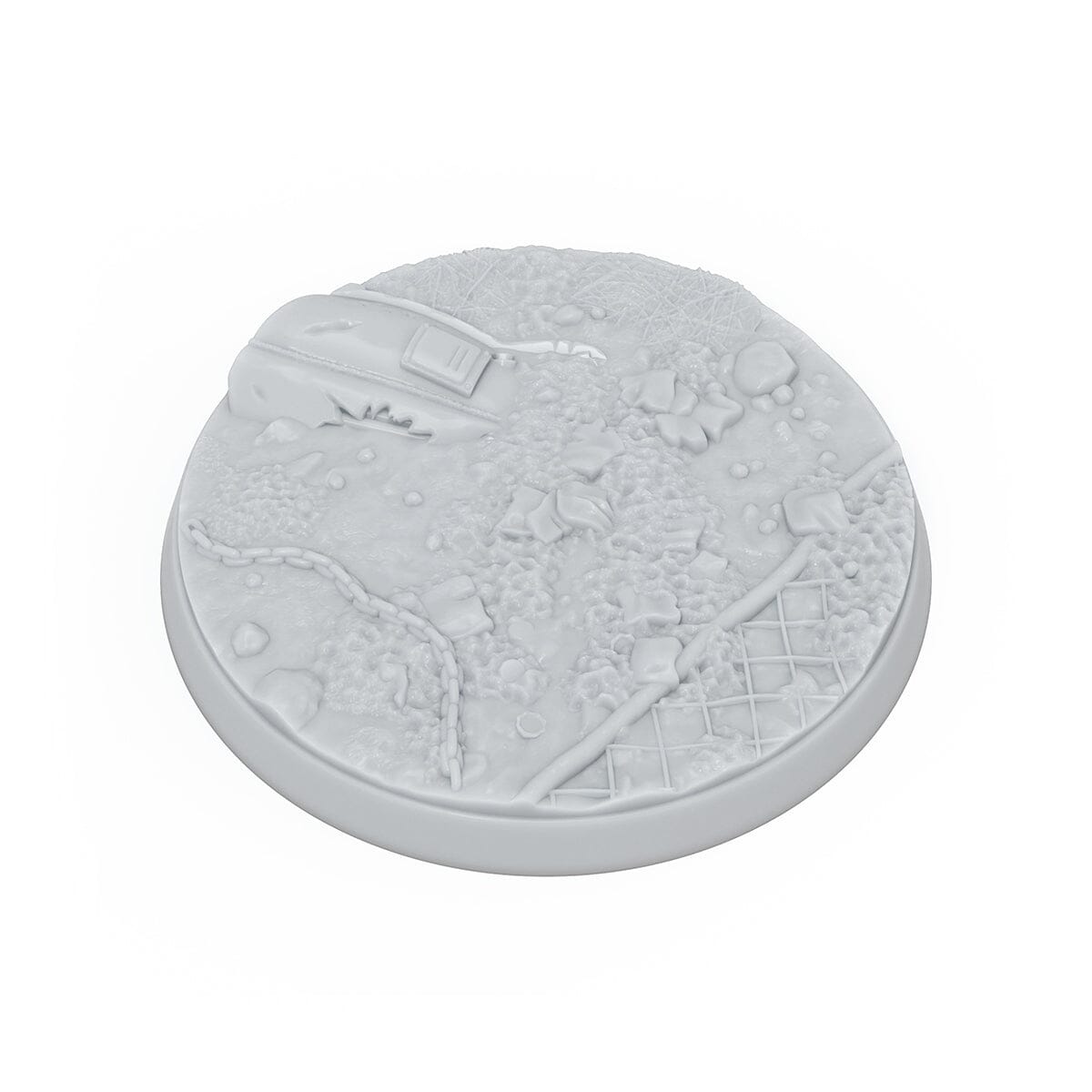 Fallout Miniatures Wasteland Scenic Basi 40mm resina 10 pz