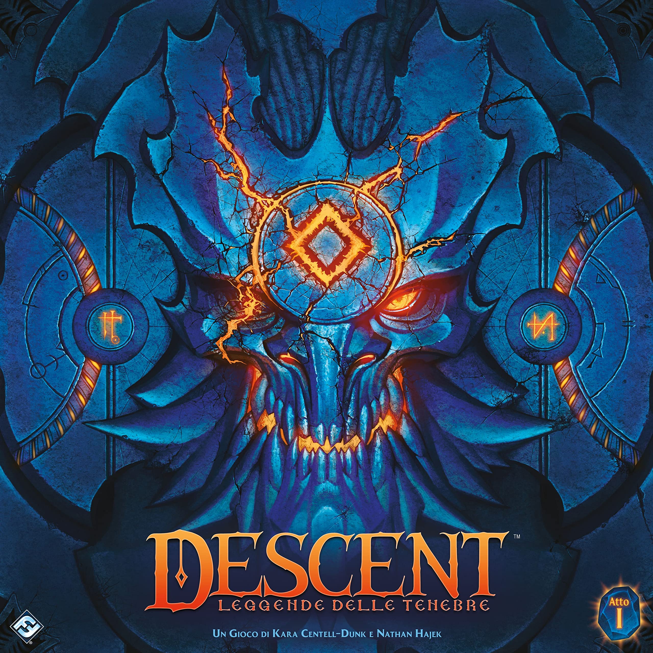 Asmodee Descent Leggende delle Tenebre gioco tavolo con app italiano