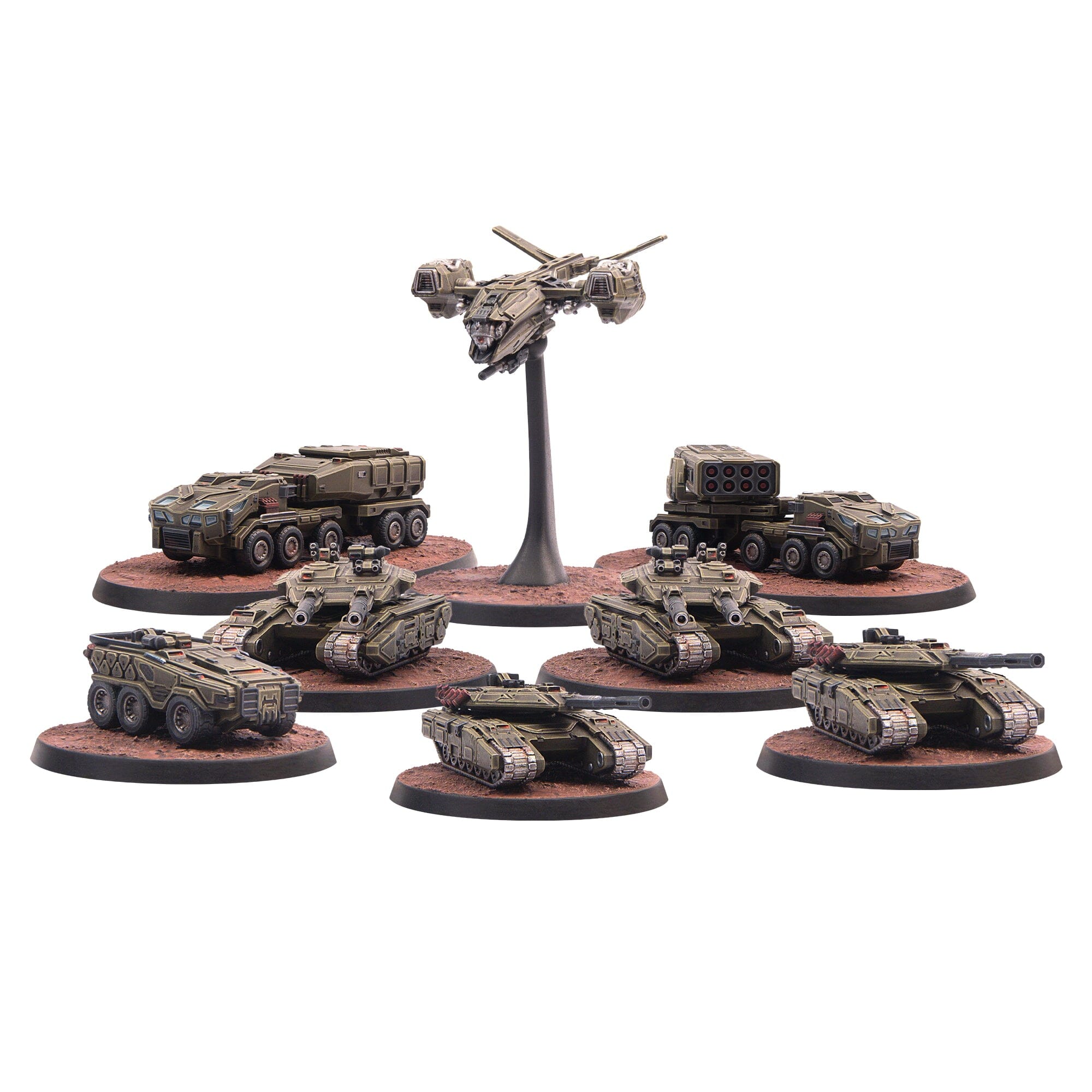 Modiphius Hardwar Chinese Democracy Army Set 8 miniature 6mm
