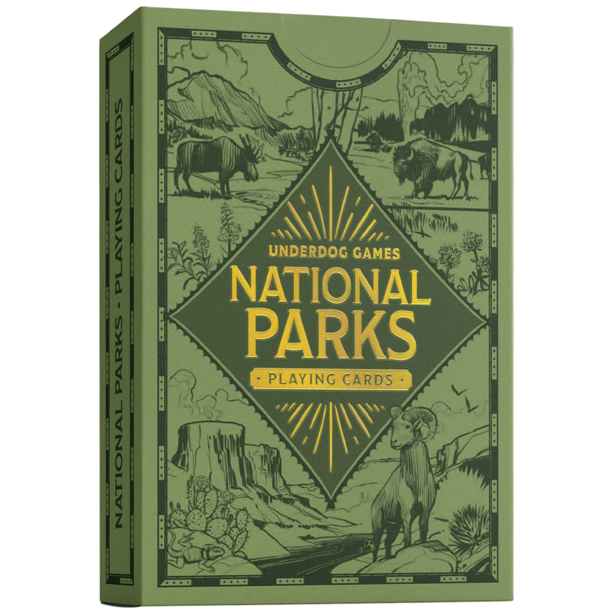 Underdog National Parks Playing Cards mazzo di carte