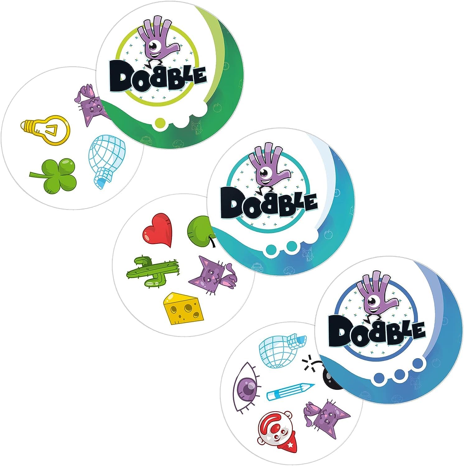 Asmodee Dobble Access+ gioco di osservazione carte grandi