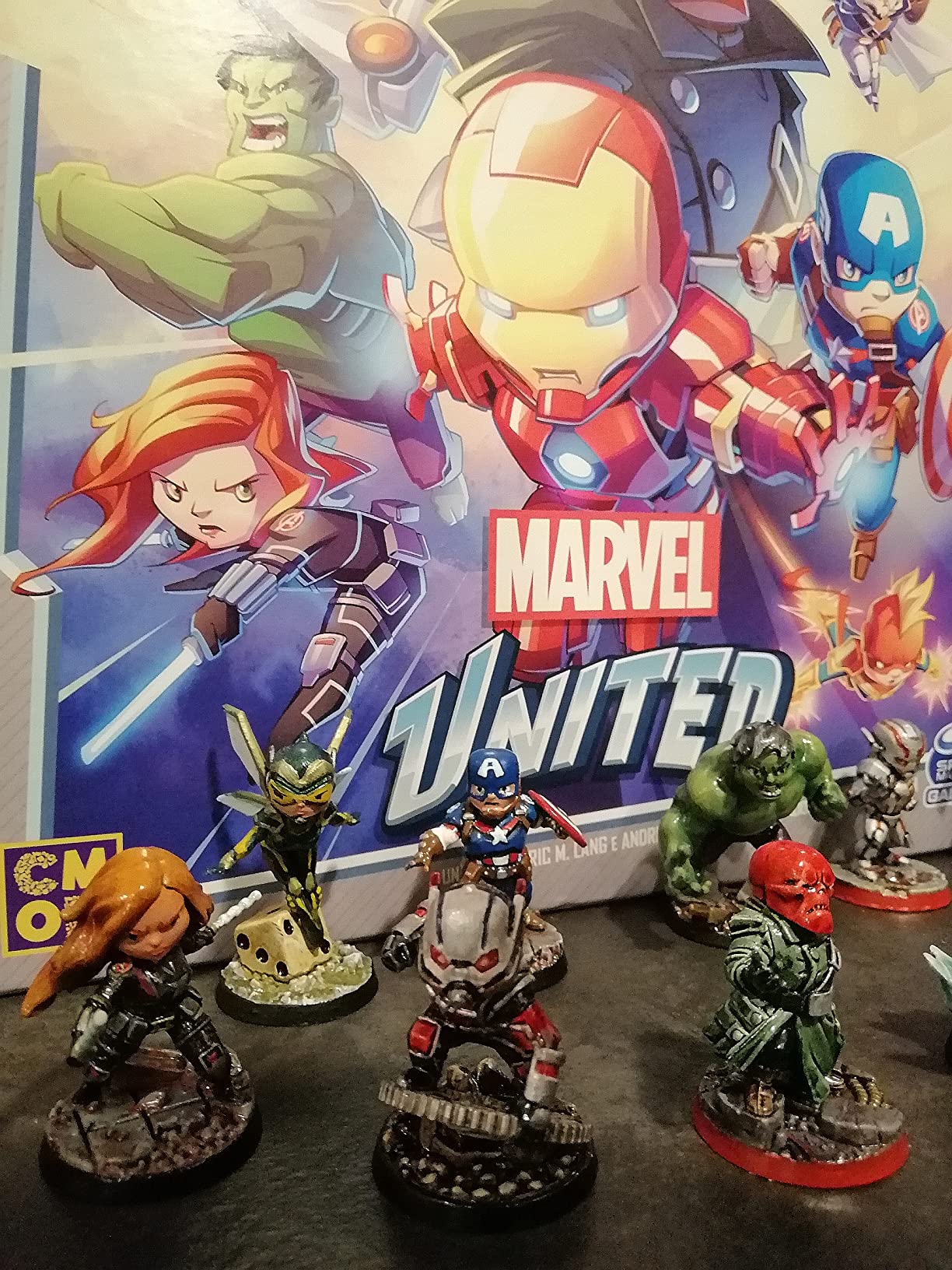 Marvel United gioco base collaborativo miniature 1-4 giocatori ITA