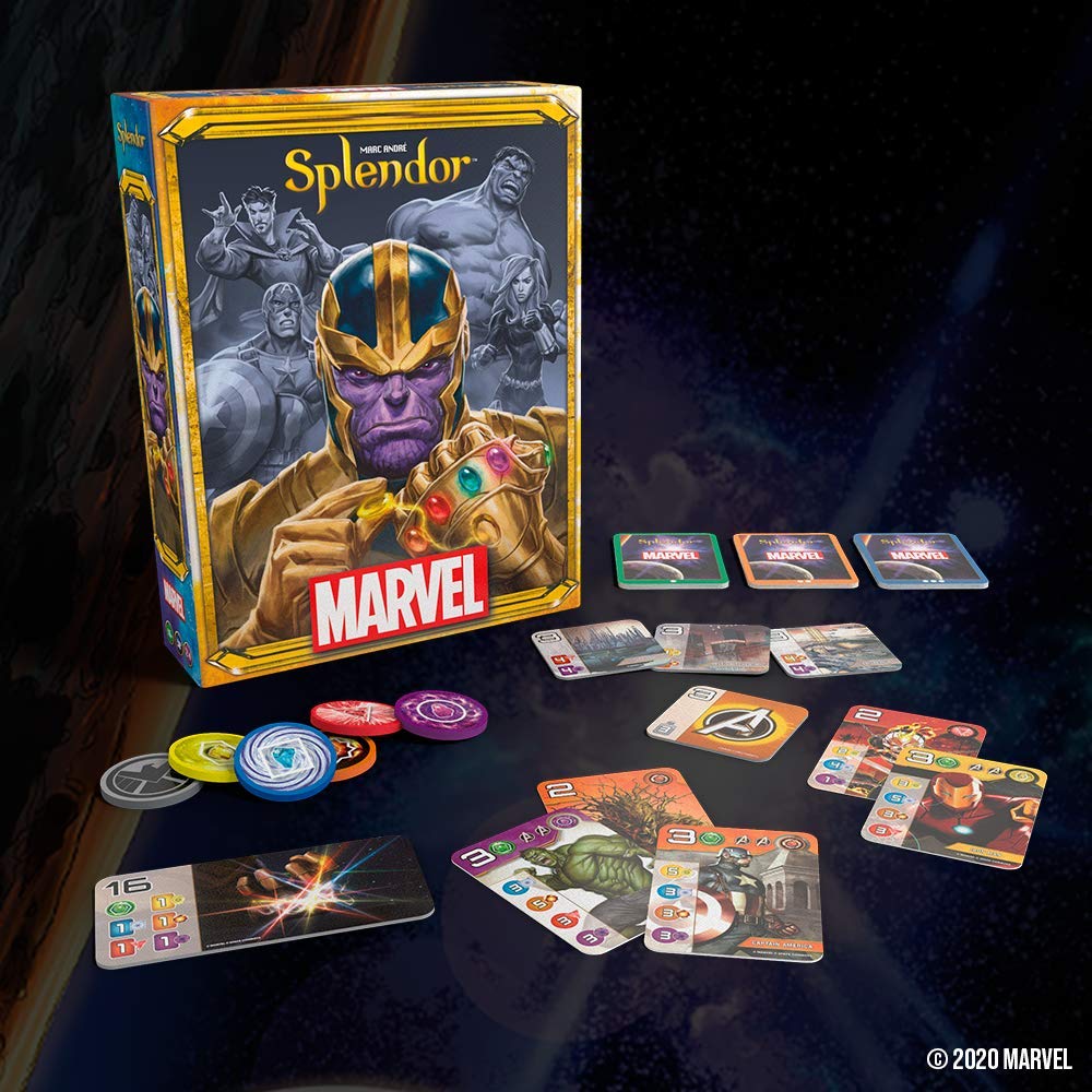 Asmodee Splendor Marvel gioco tavolo strategia supereroi