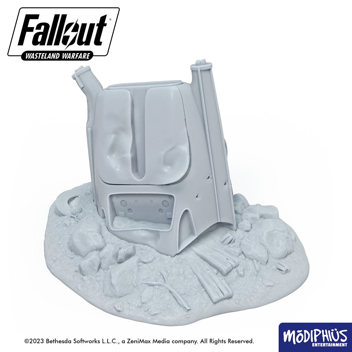 Fallout Wasteland Warfare Metal Dome terreno STL stampa 3D