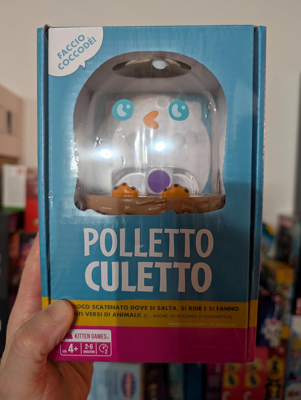 Asmodee Polletto Culetto gioco bambini 2-6 giocatori 4+ anni
