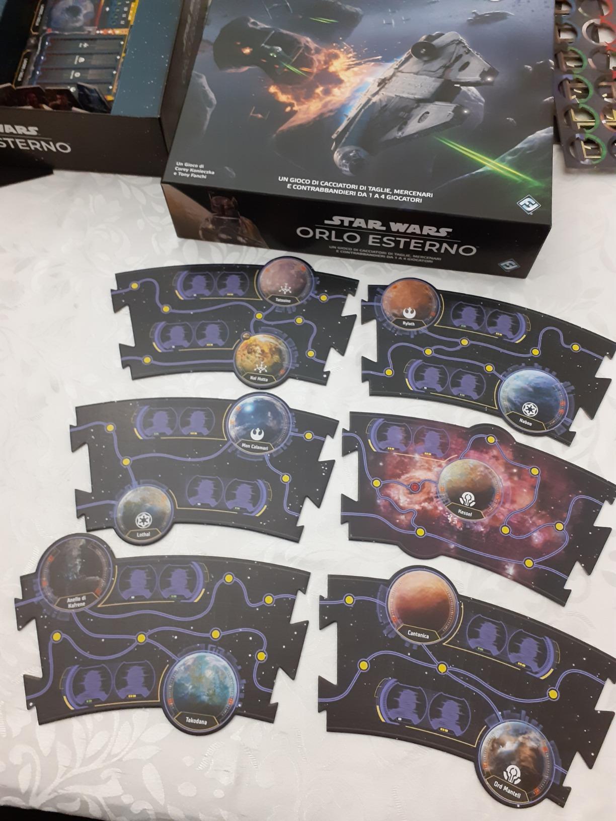 Asmodee Star Wars Orlo Esterno gioco da tavolo base 1-4 giocatori