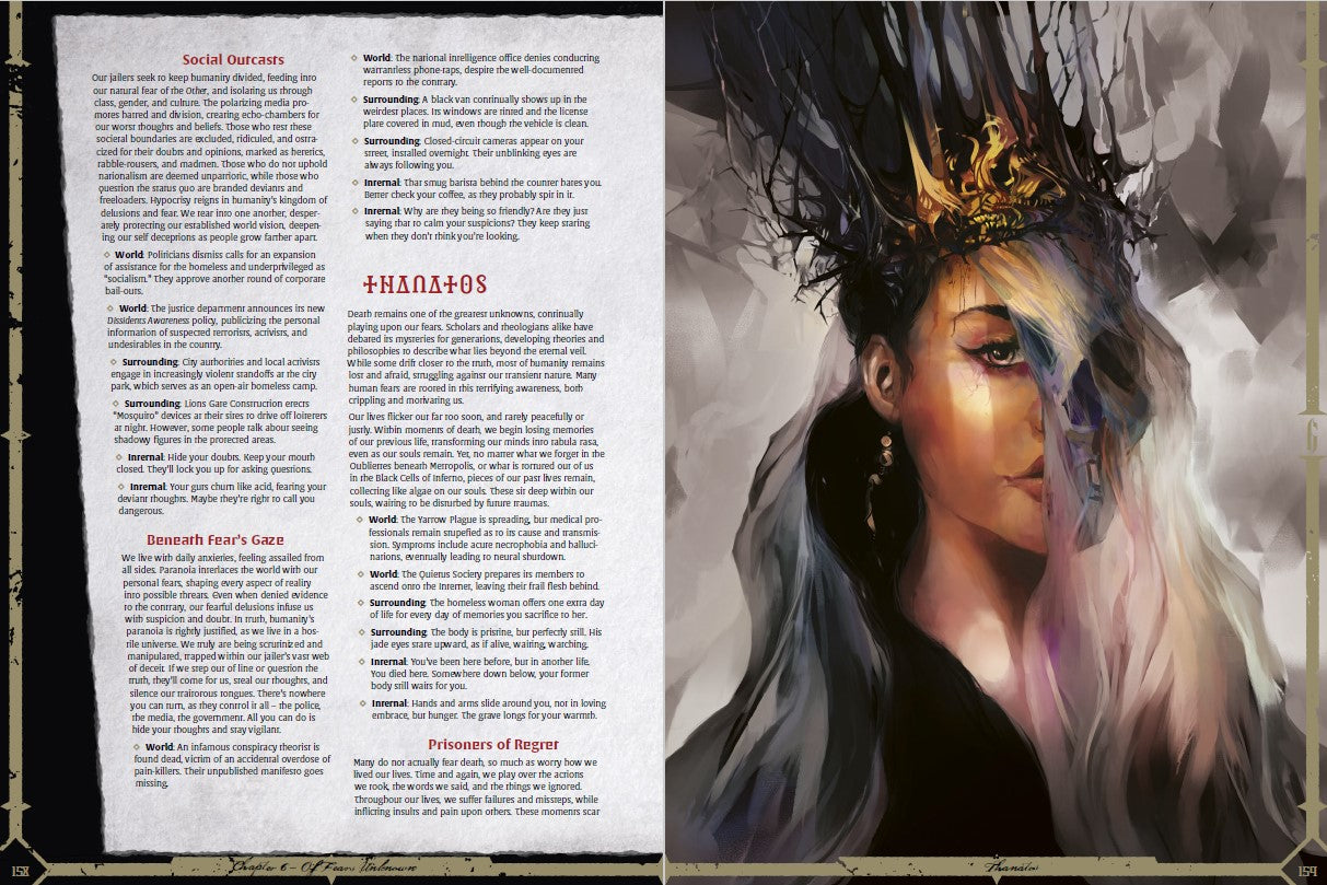 KULT Beyond Darkness and Madness manuale Black Edition