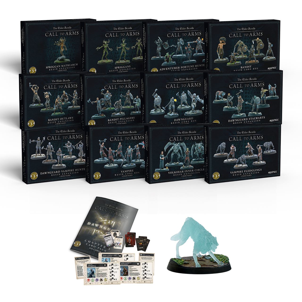 Elder Scrolls Call to Arms Chapter 3 Bundle Dawnguard miniature