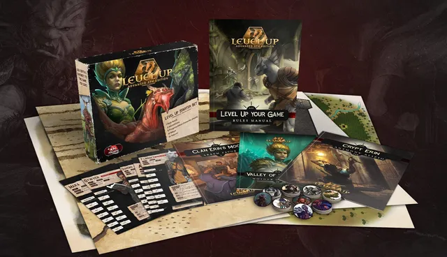 Level Up Advanced 5th Edition Starter Box scatola base 5 PG