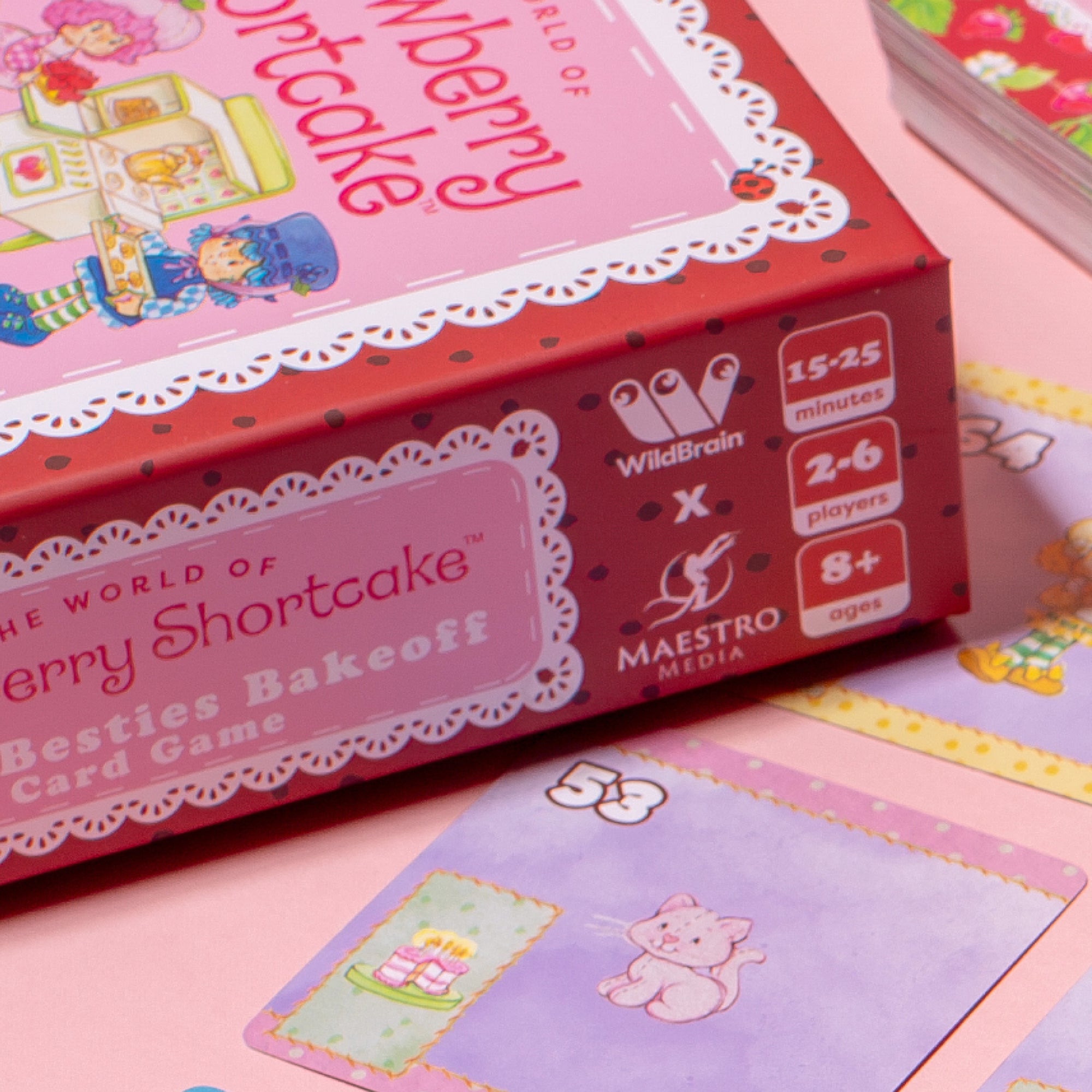 Maestro Media Strawberry Shortcake Berry Besties Gioco Carte 8+