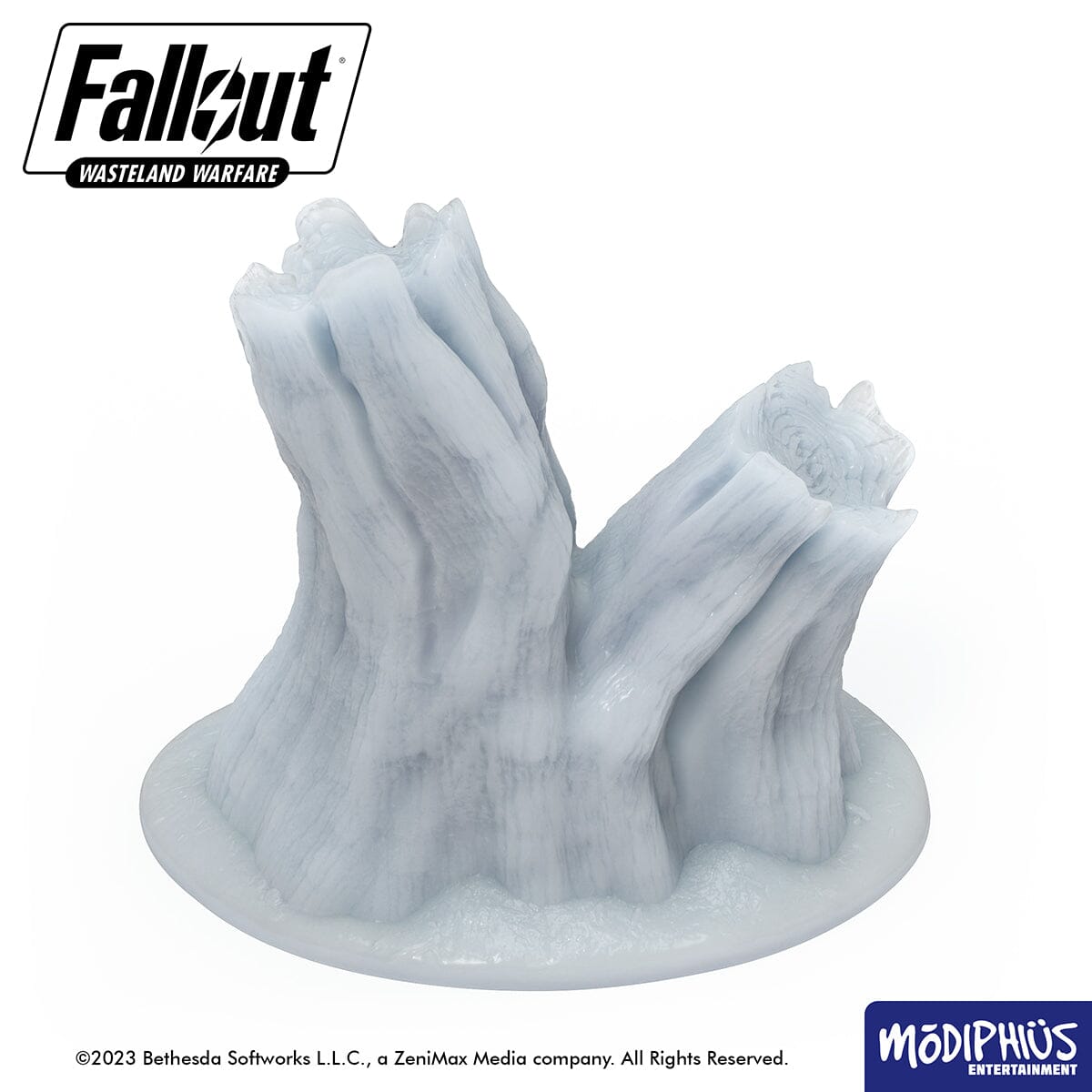 Modiphius Fallout Wasteland Warfare Basing Greebles Tronchi STL