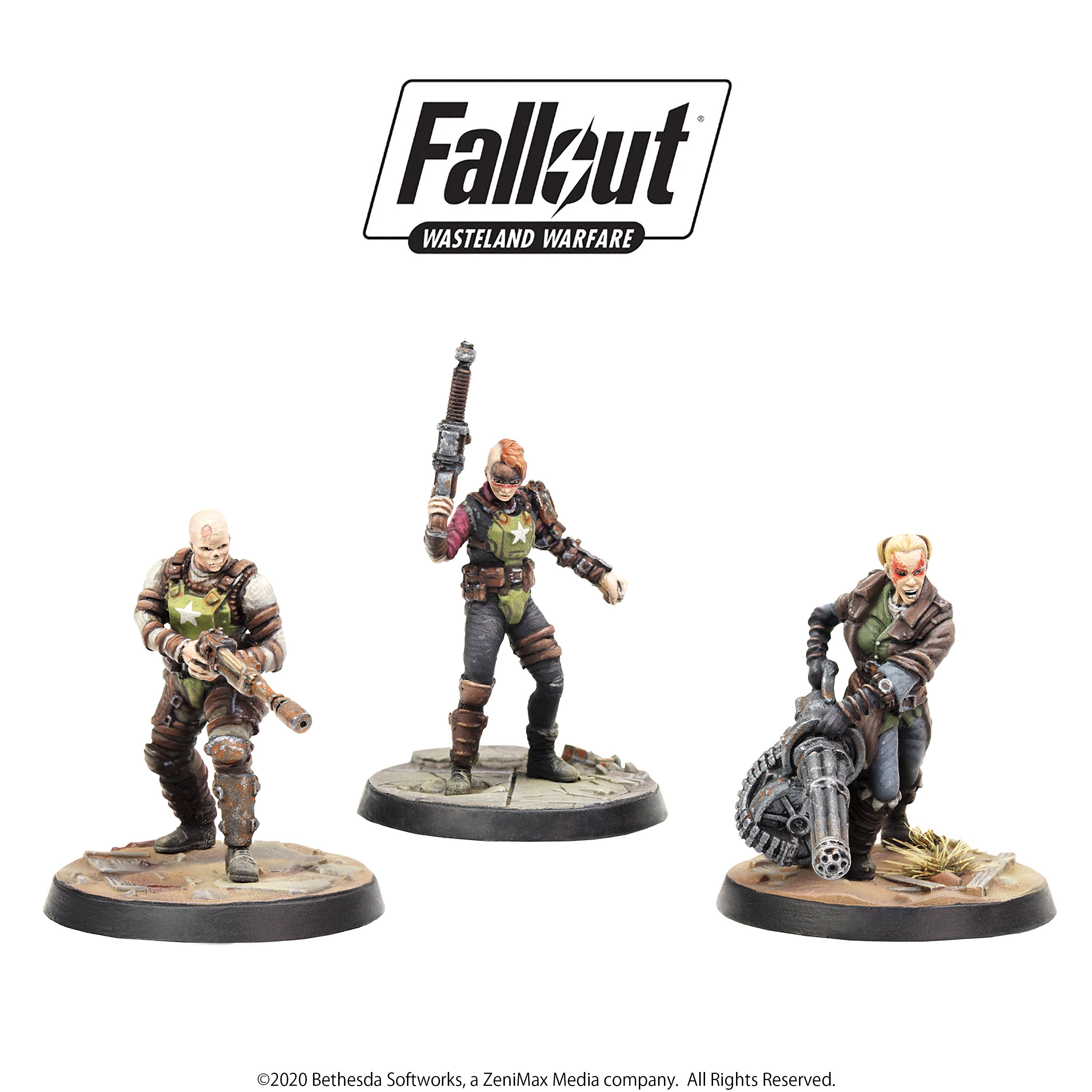 Modiphius Fallout Wasteland Warfare Raiders Sinjin Avery Ack Ack