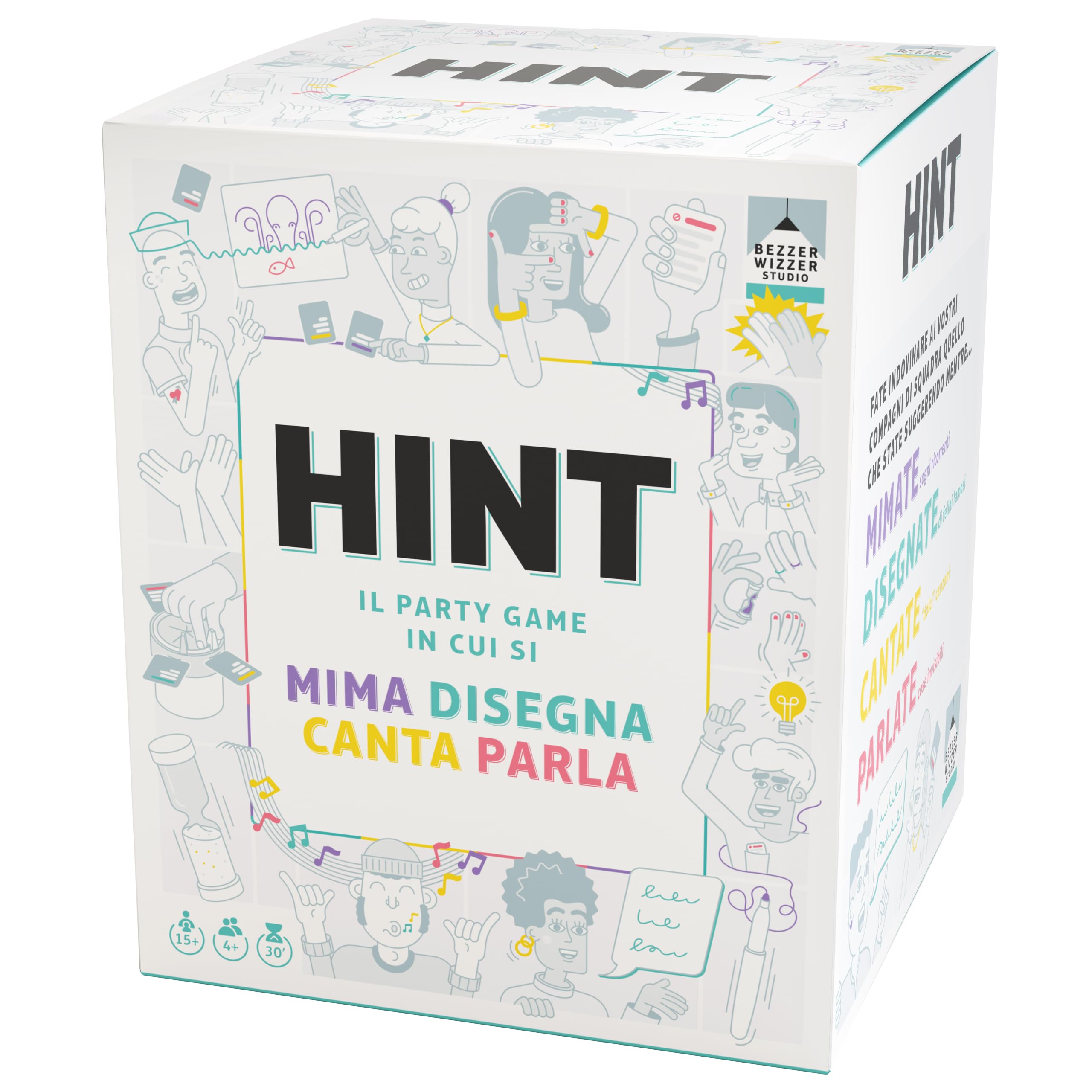 Asmodee Hint Go party game da viaggio squadre edizione italiana