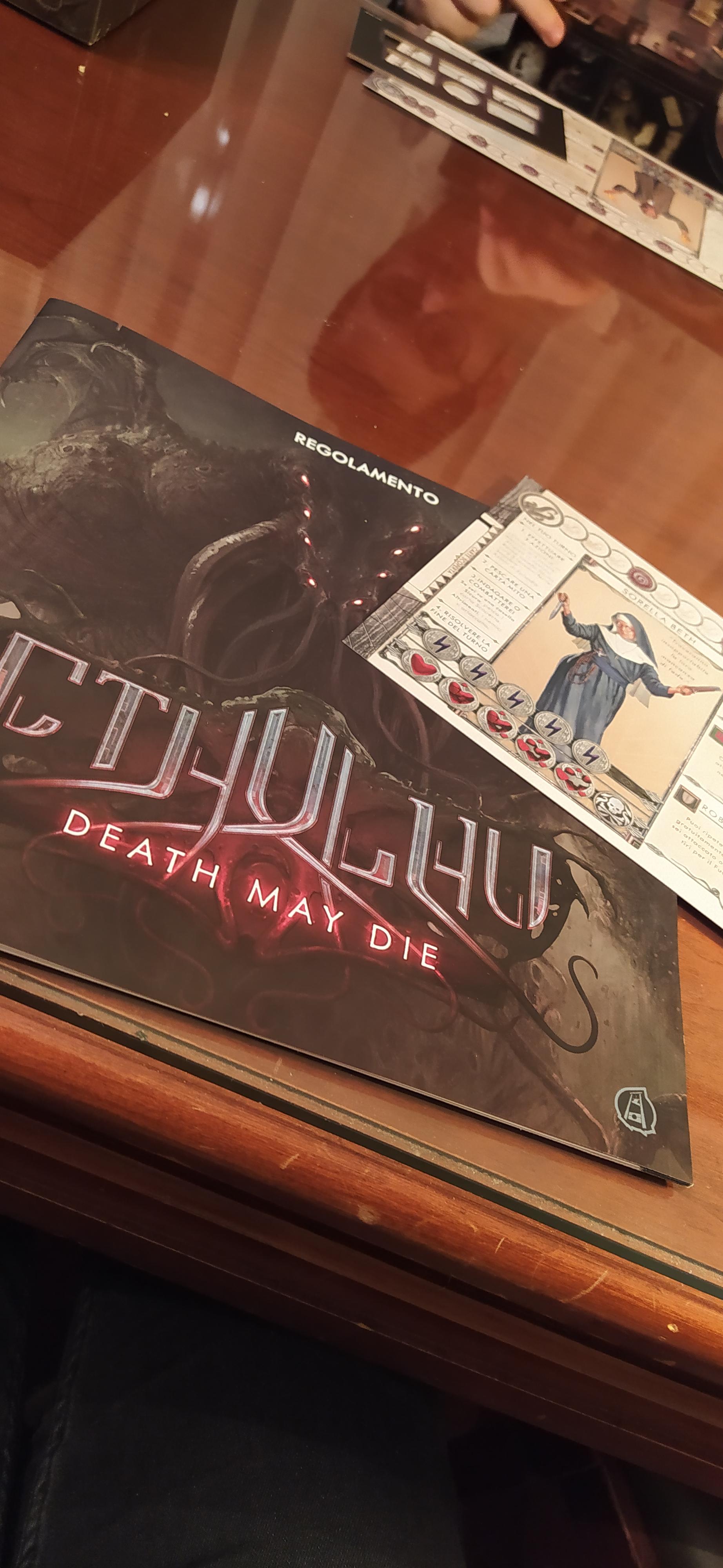 Asmodee Cthulhu Death May Die gioco tavolo 1-5 giocatori italiano