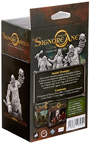 Asmodee Viaggi nella Terra di Mezzo Creature dell'Oscurità espansione italiano