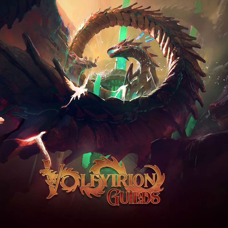 Volfyrion Guilds gioco di carte deck building 1-4 giocatori