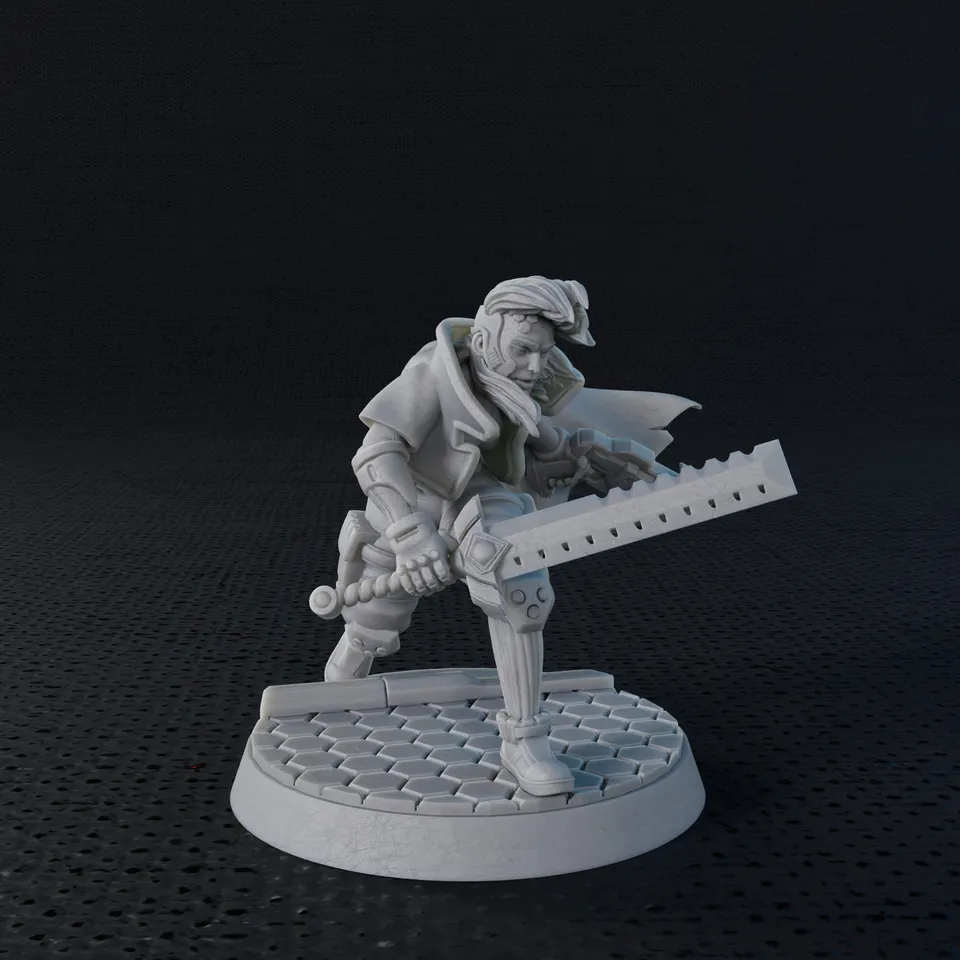 Modiphius Five Parsecs Hero 2 Navigator file STL