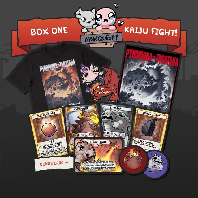 Maestro Media Mewgenics Box 1 Kaiju Fight box maglietta