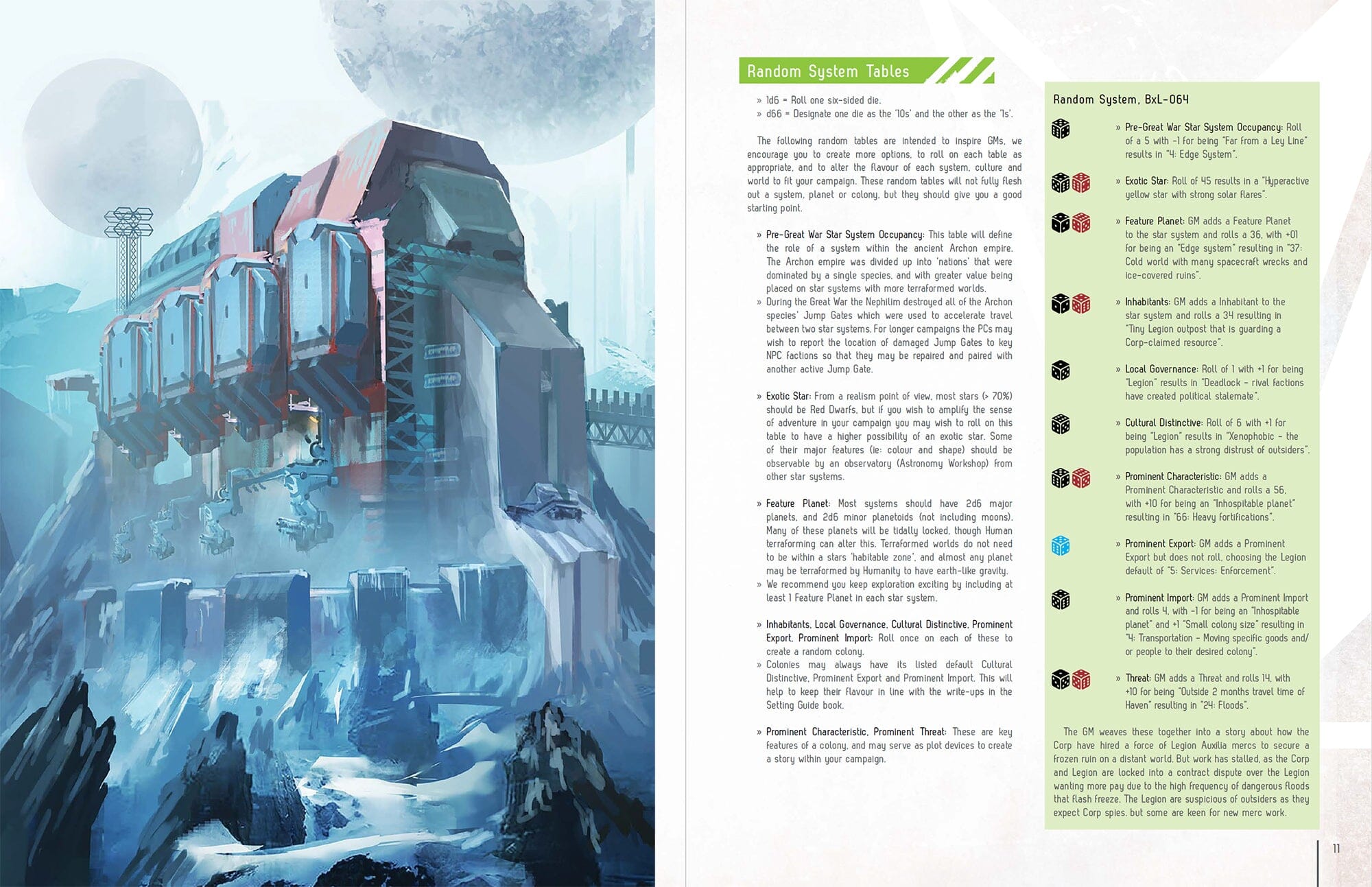 Modiphius Fragged Empire Location Guide Seconda Edizione PDF