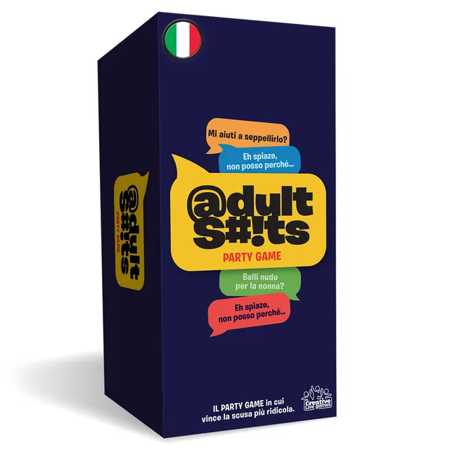 Asmodee Adult Shits carte party game edizione italiana 18+ 3-6 giocatori