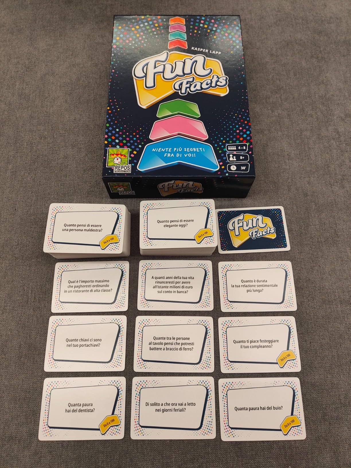 Asmodee Fun Facts gioco da tavolo collaborativo 4-8 giocatori