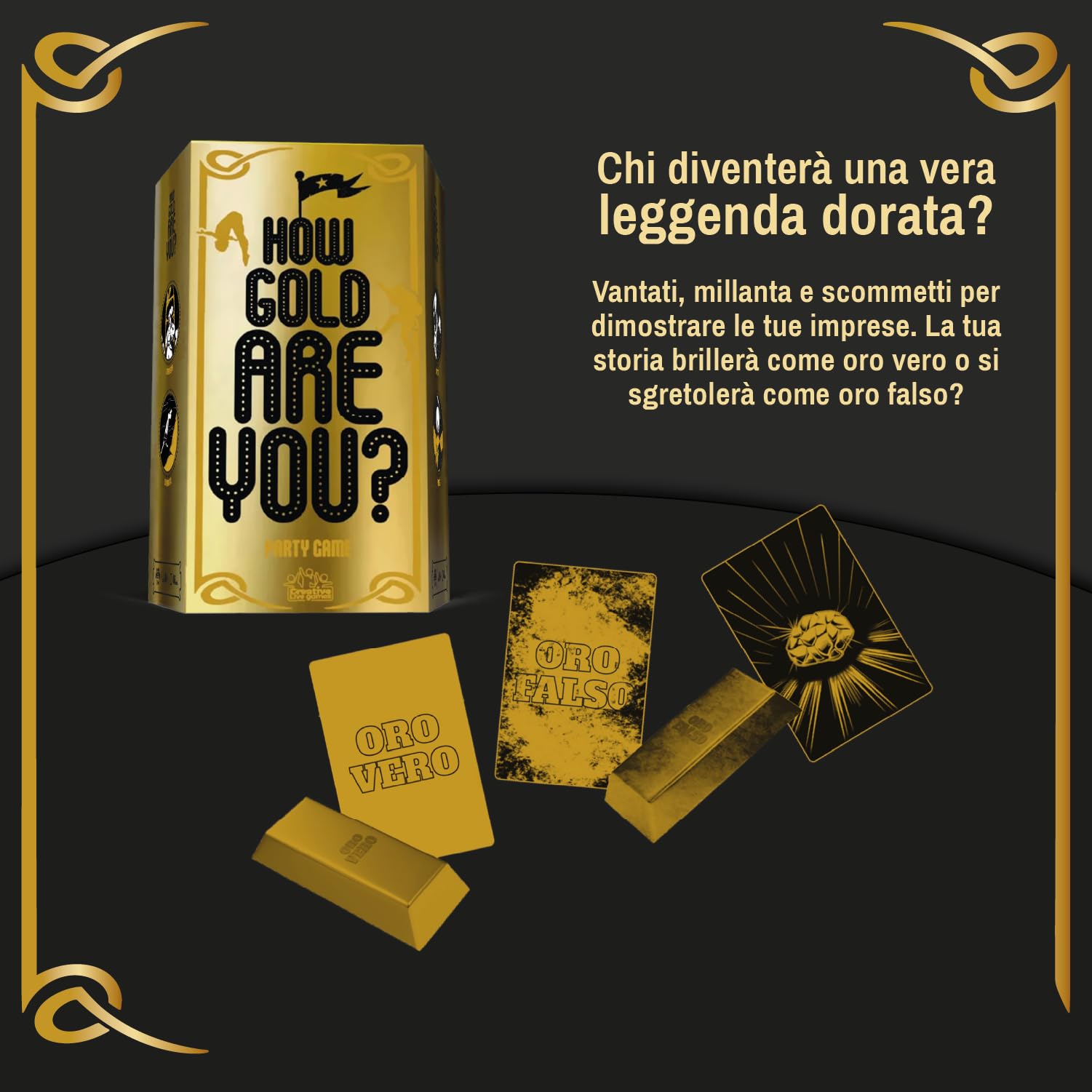 Asmodee How Gold Are You? gioco di bluff 3-6 giocatori