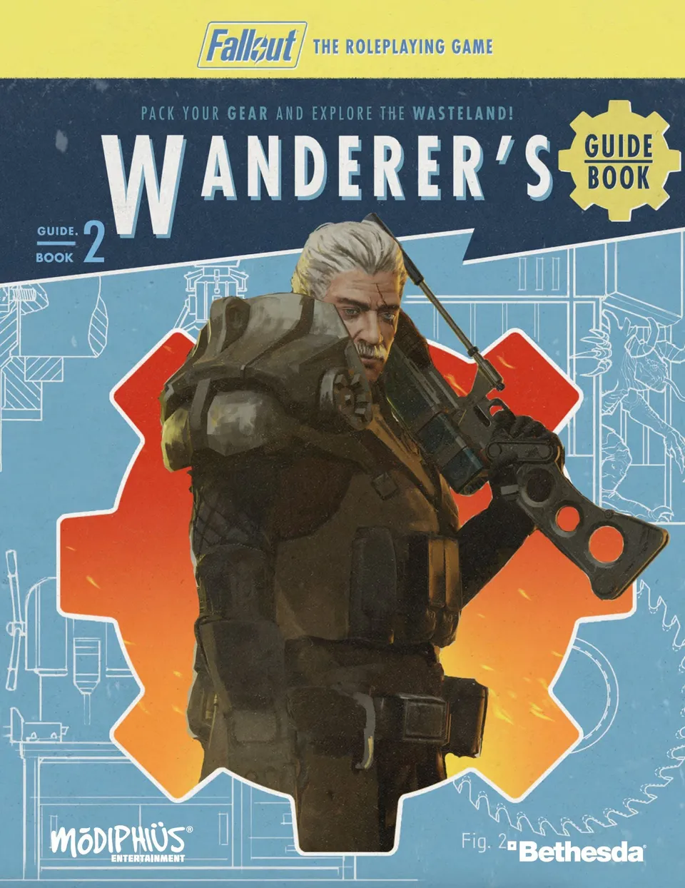 Modiphius Fallout Wanderers Guide Book gioco di ruolo PDF