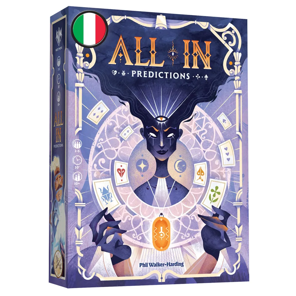Asmodee All In Predictions Gioco di Carte 2-5 Giocatori