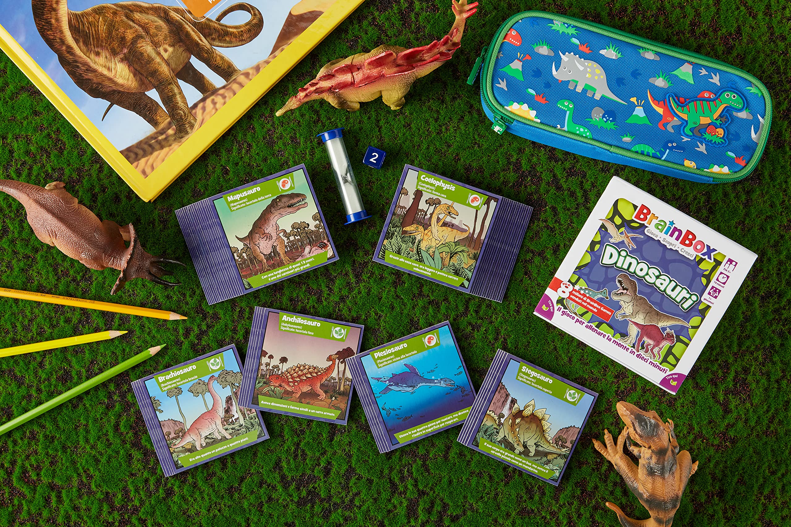 Asmodee Giochi per Bambini BrainBox Dinosauri 2022 gioco memoria