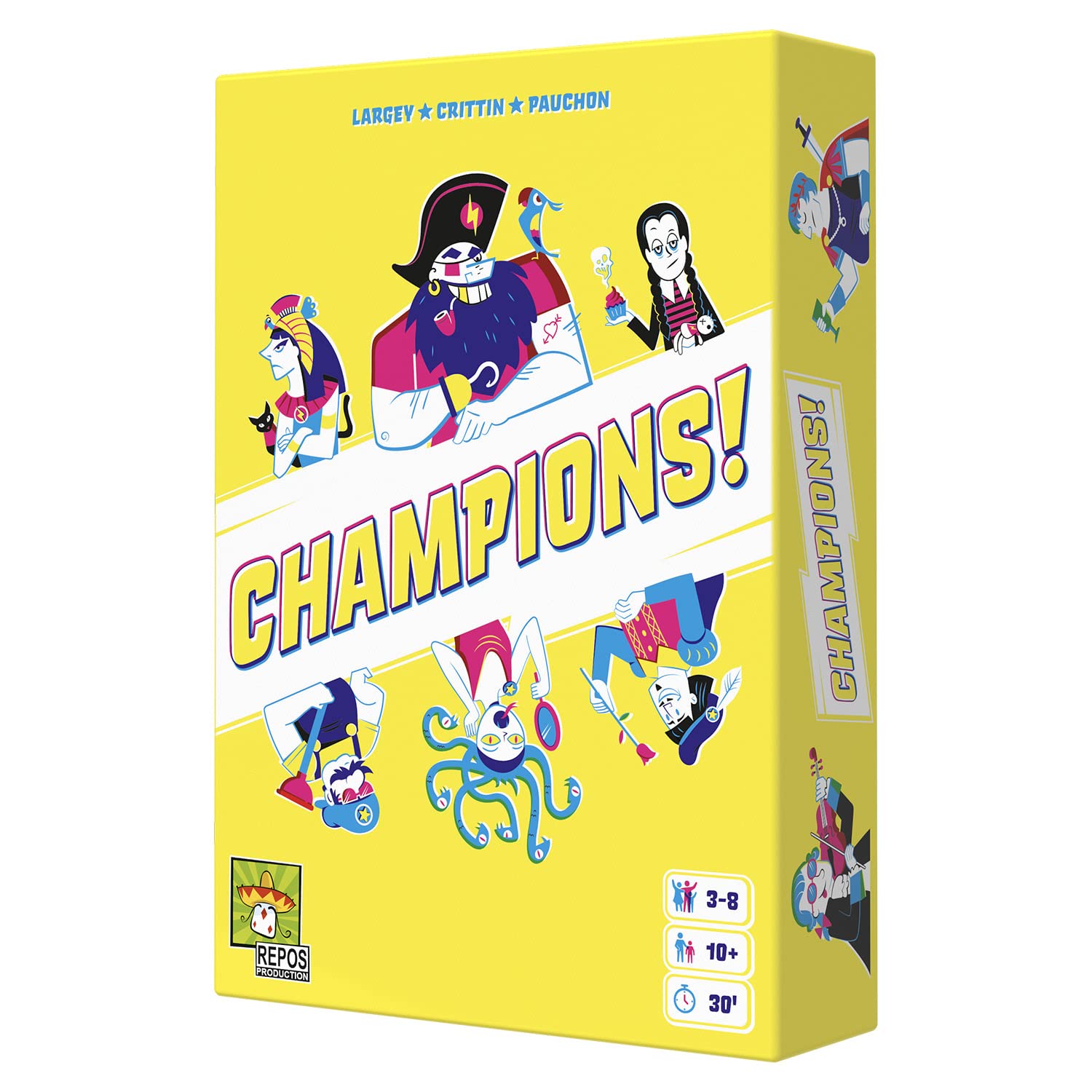 Asmodee Champions! party game edizione italiana 3-8 giocatori