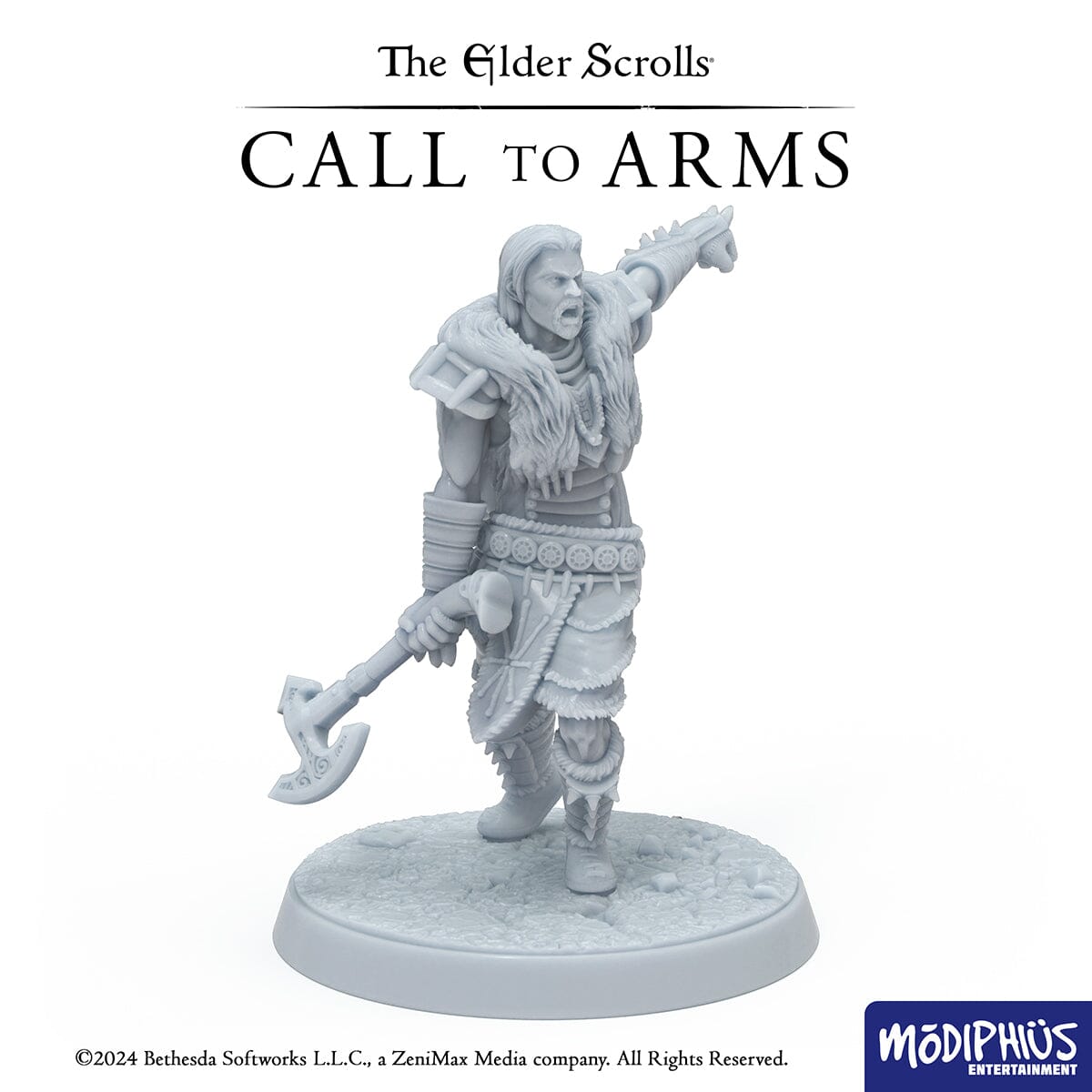 Modiphius Elder Scrolls Call to Arms Stormcloak Starter Set miniature STL