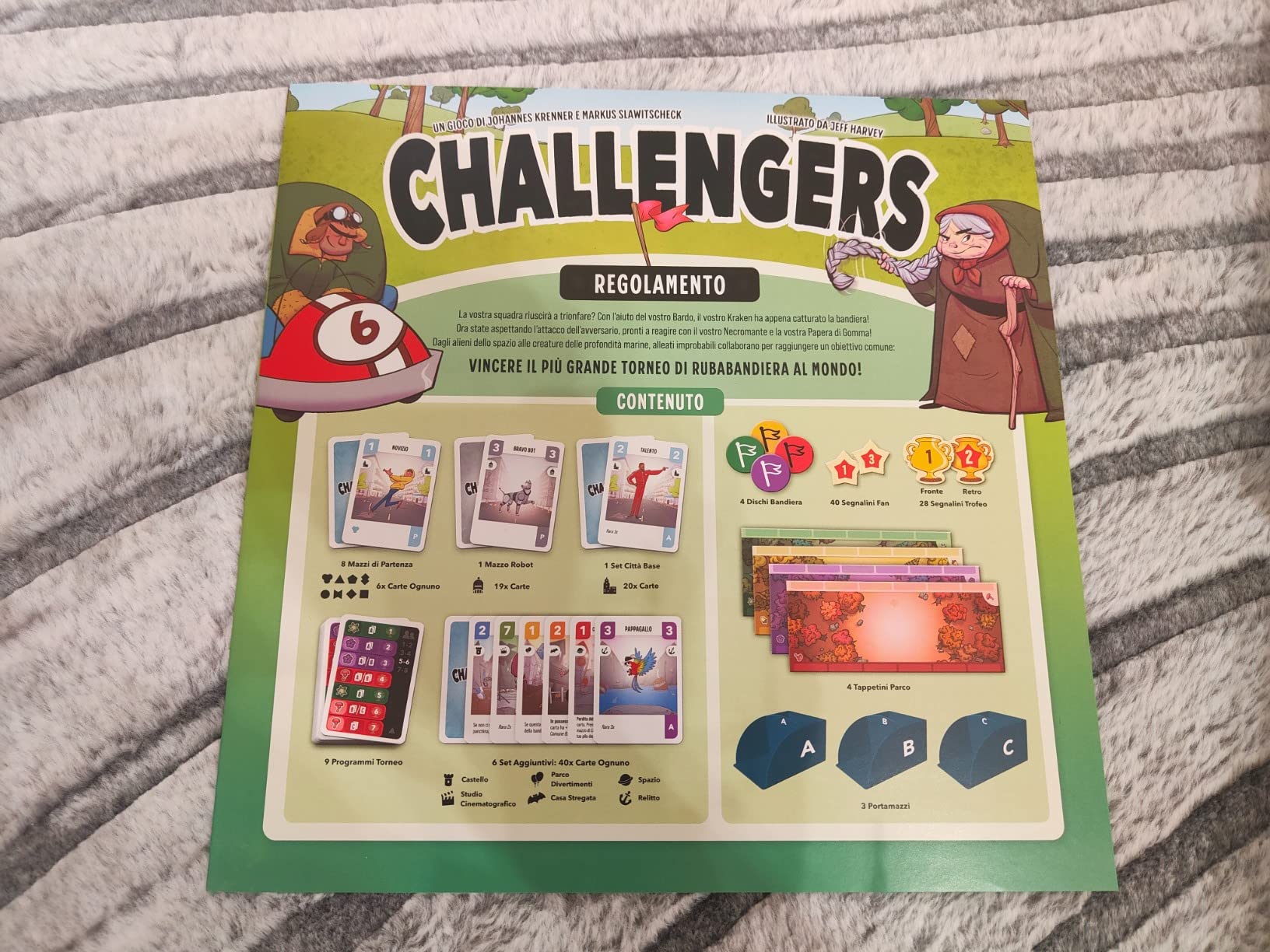 Asmodee Challengers gioco da tavolo edizione italiana 1-8 giocatori