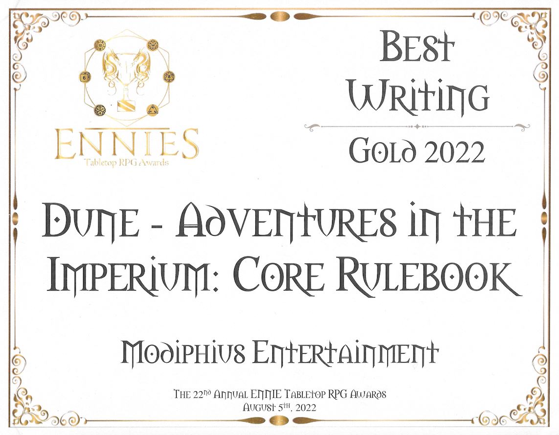 Modiphius Dune Core Rulebook manuale GdR Corrino Collector's Edition